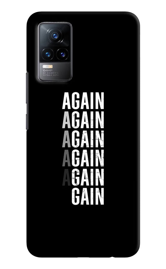 Again Again Gain Vivo Y73/V21E 4G Hard Case Back Cover by Casekaro