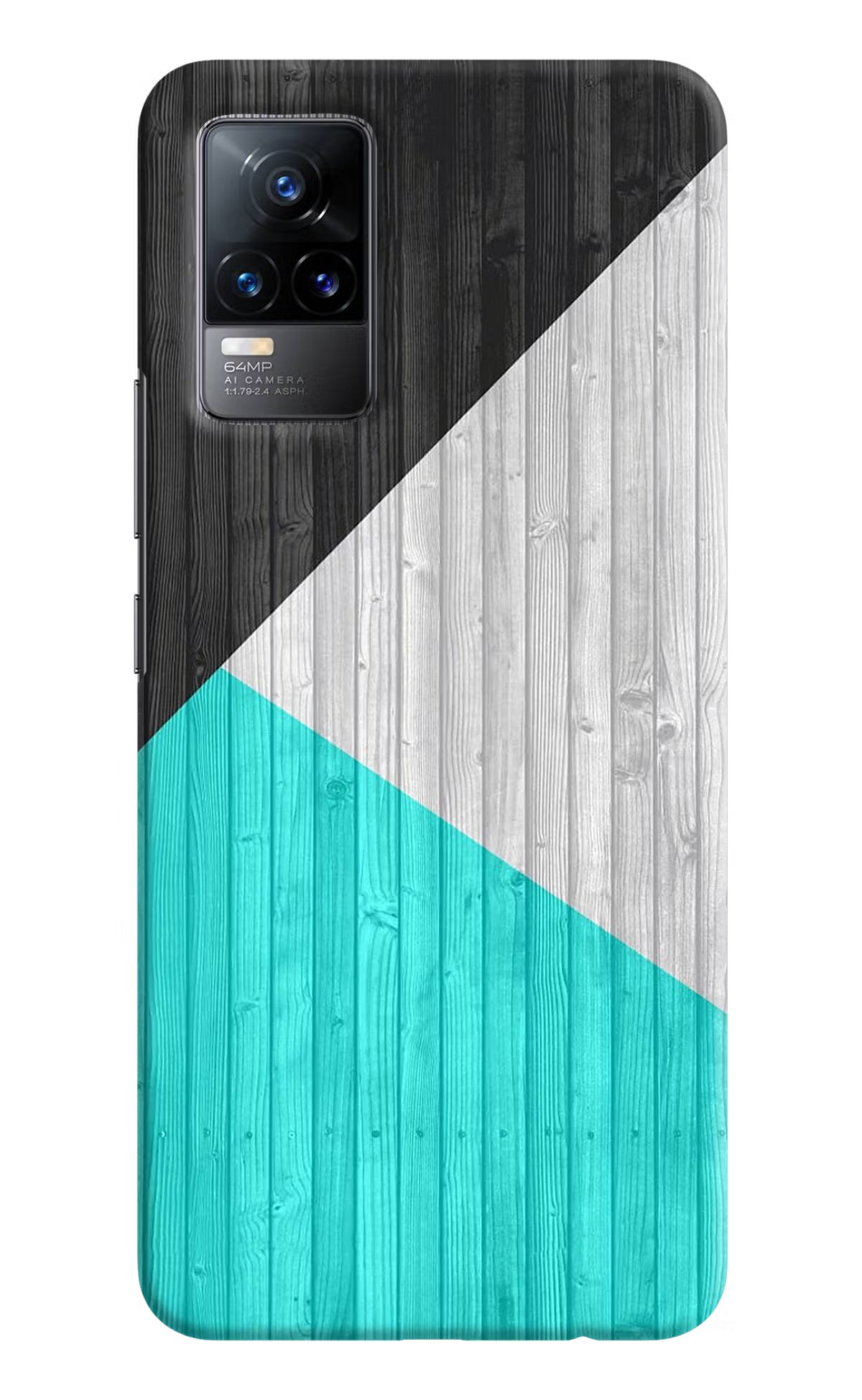 Wooden Abstract Vivo Y73/V21E 4G Hard Case Back Cover by Casekaro