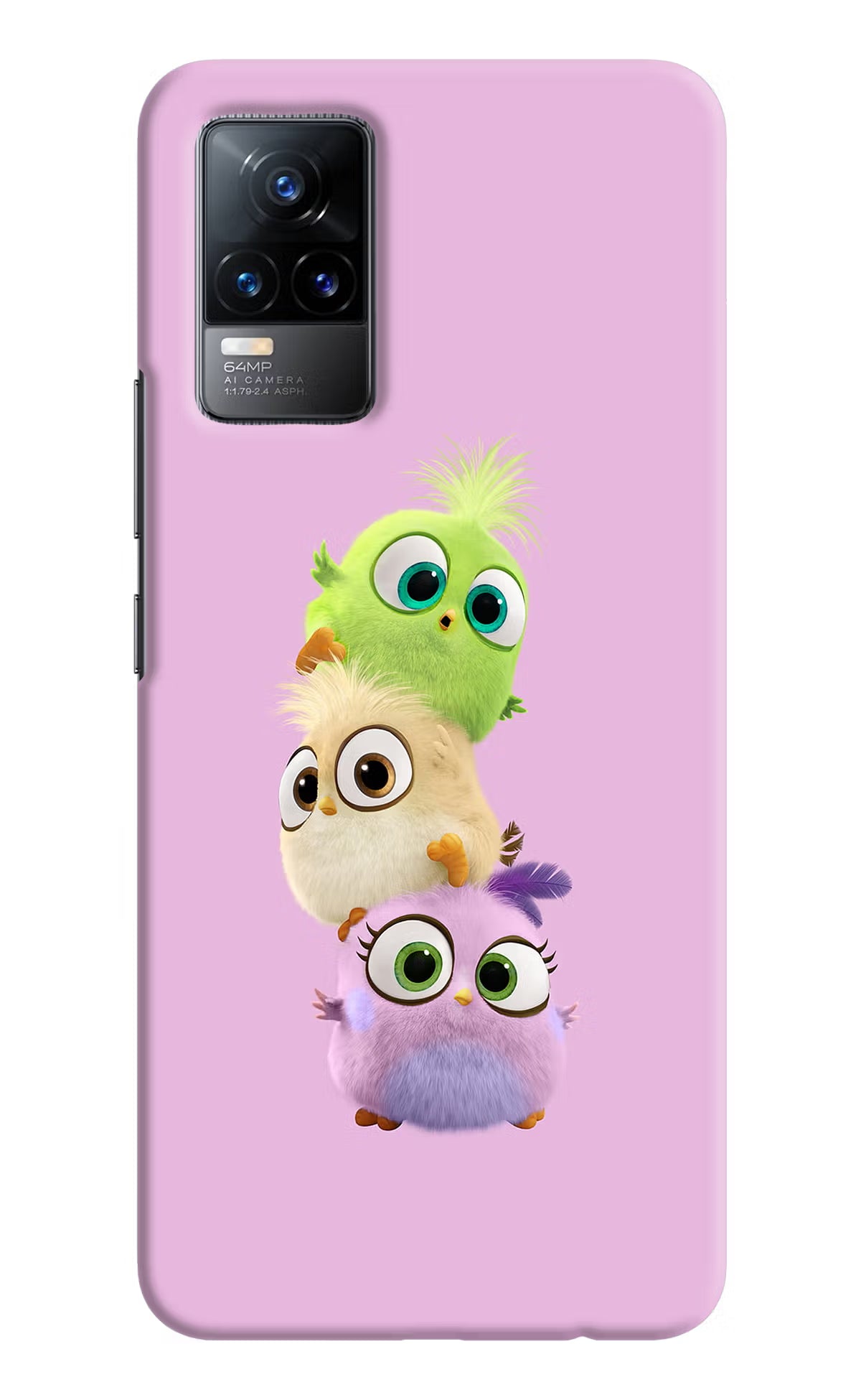 Cute Little Birds Vivo Y73/V21E 4G Hard Case Back Cover by Casekaro