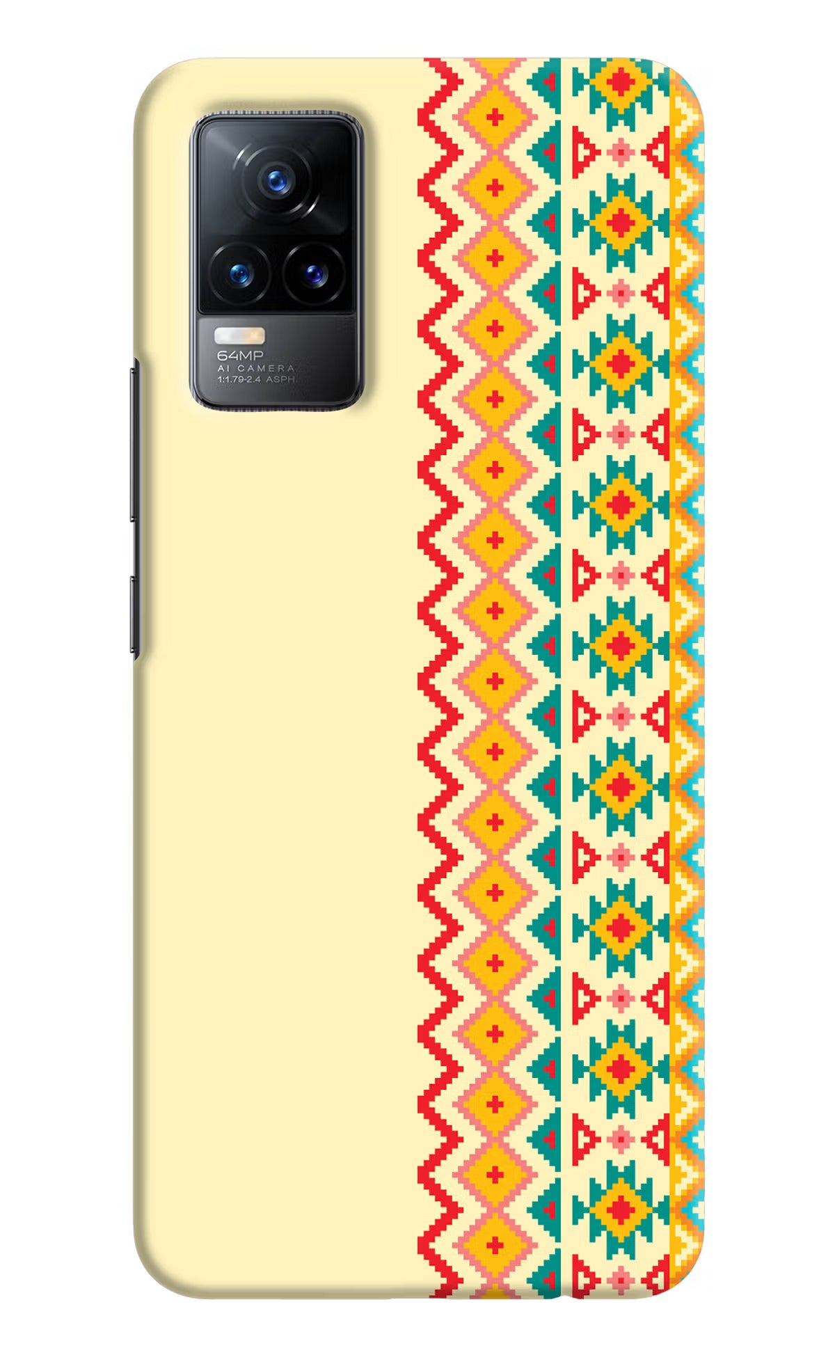 Ethnic Seamless Vivo Y73/V21E 4G Hard Case Back Cover by Casekaro