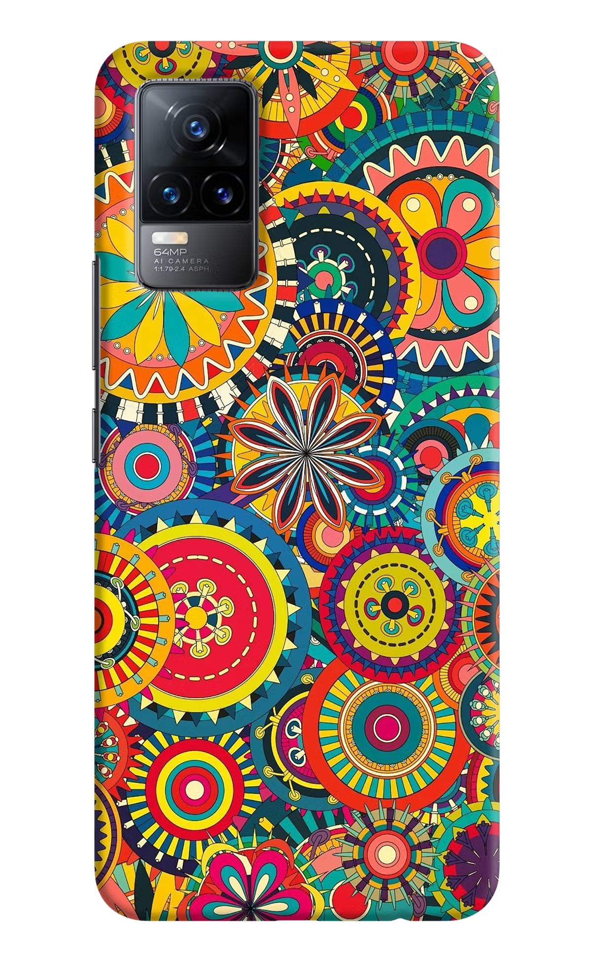 Gol Gol Art Vivo Y73/V21E 4G Hard Case Back Cover by Casekaro
