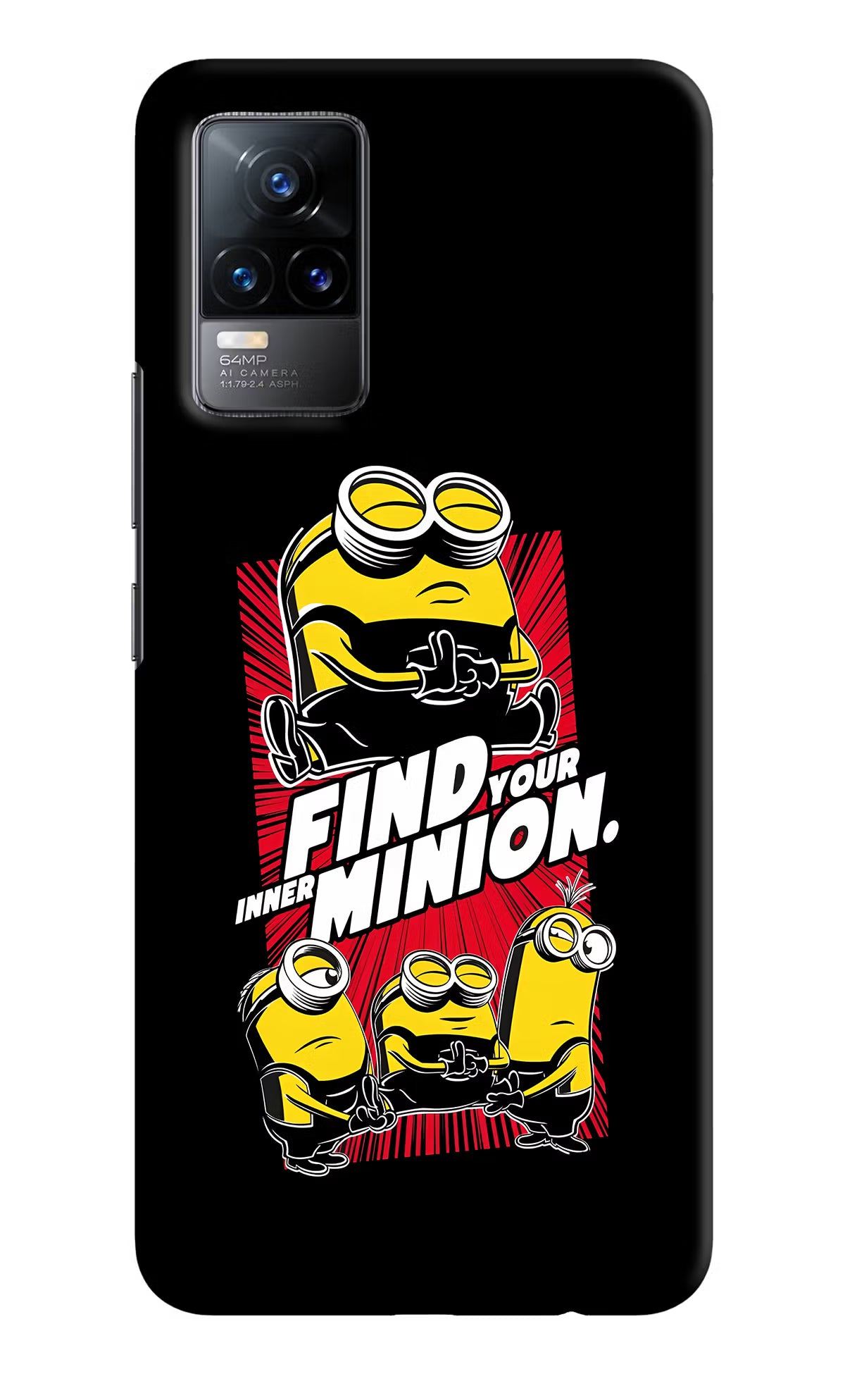 Find your inner Minion Vivo Y73/V21E 4G Hard Case Back Cover by Casekaro