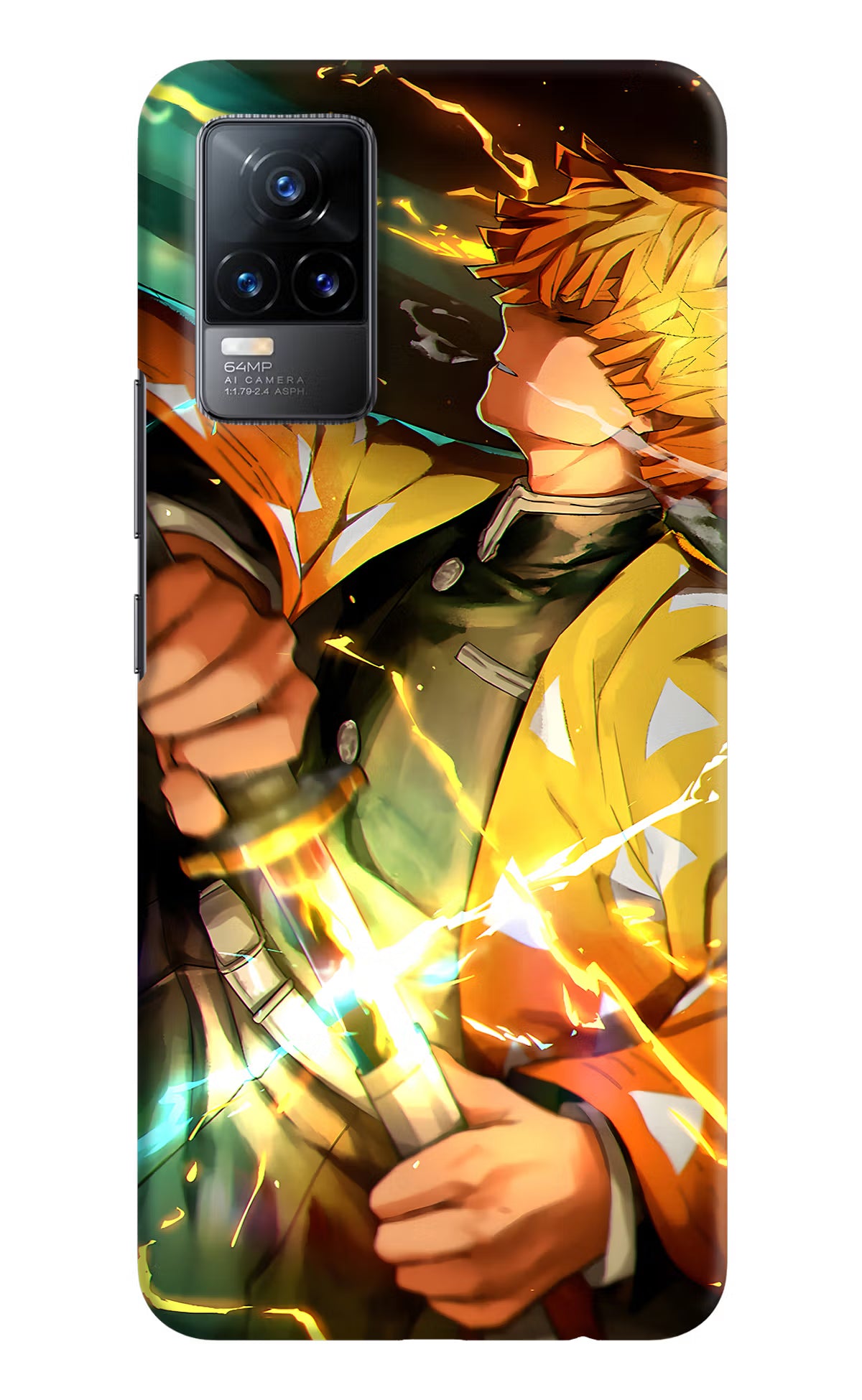 Demon Slayer Vivo Y73/V21E 4G Hard Case Back Cover by Casekaro