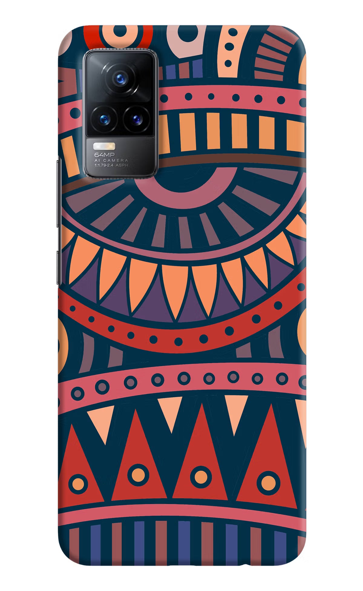 African Culture Design Vivo Y73/V21E 4G Hard Case Back Cover by Casekaro
