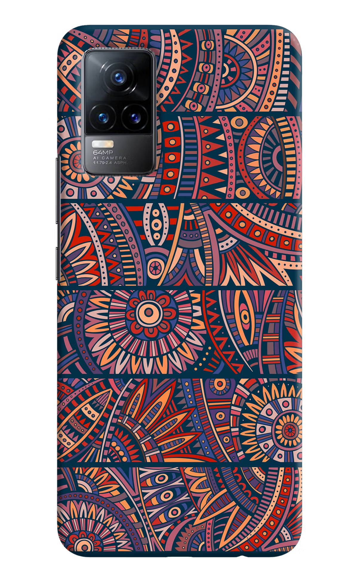 African Culture Design Vivo Y73/V21E 4G Hard Case Back Cover by Casekaro