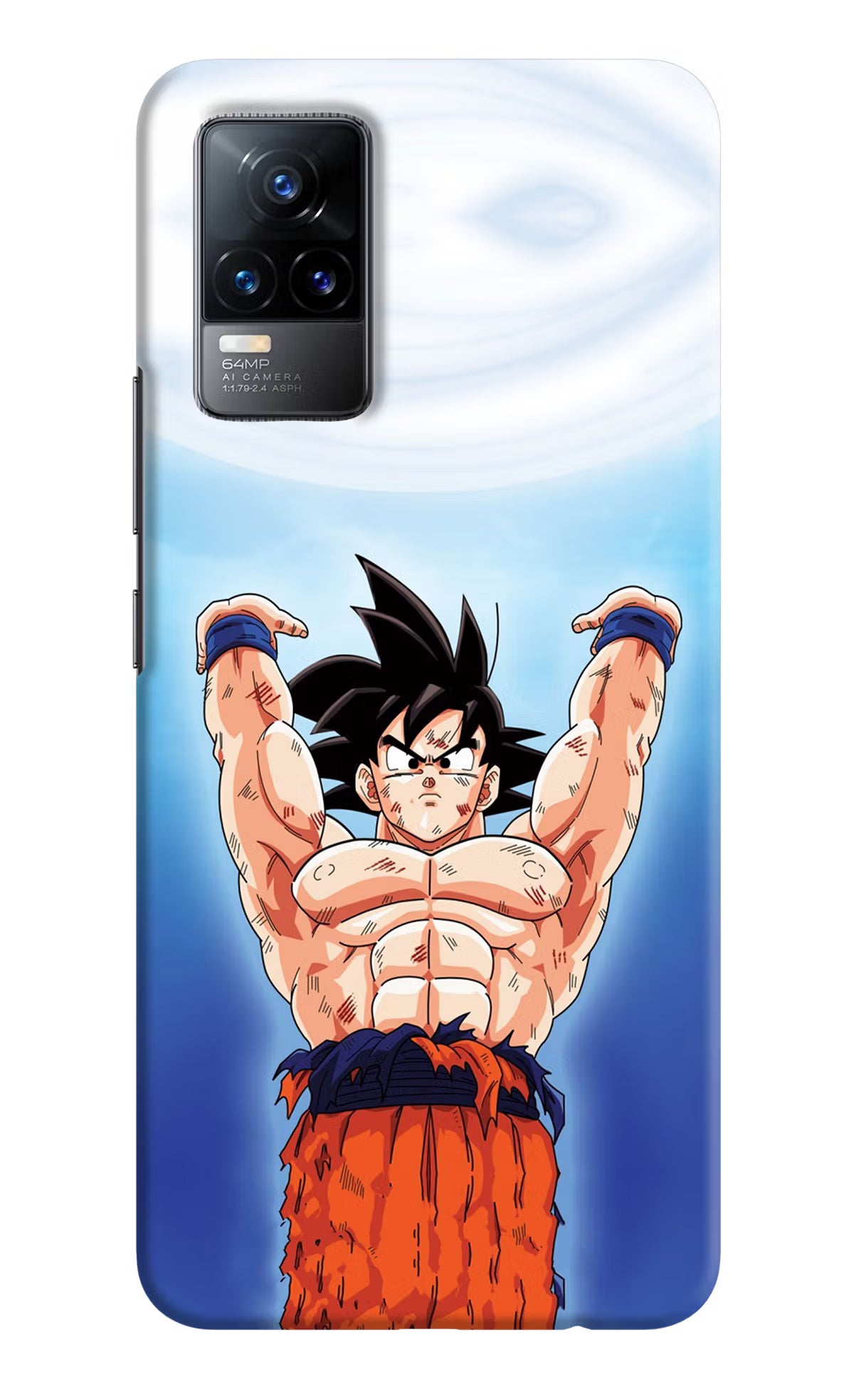 Goku Power Vivo Y73/V21E 4G Hard Case Back Cover by Casekaro