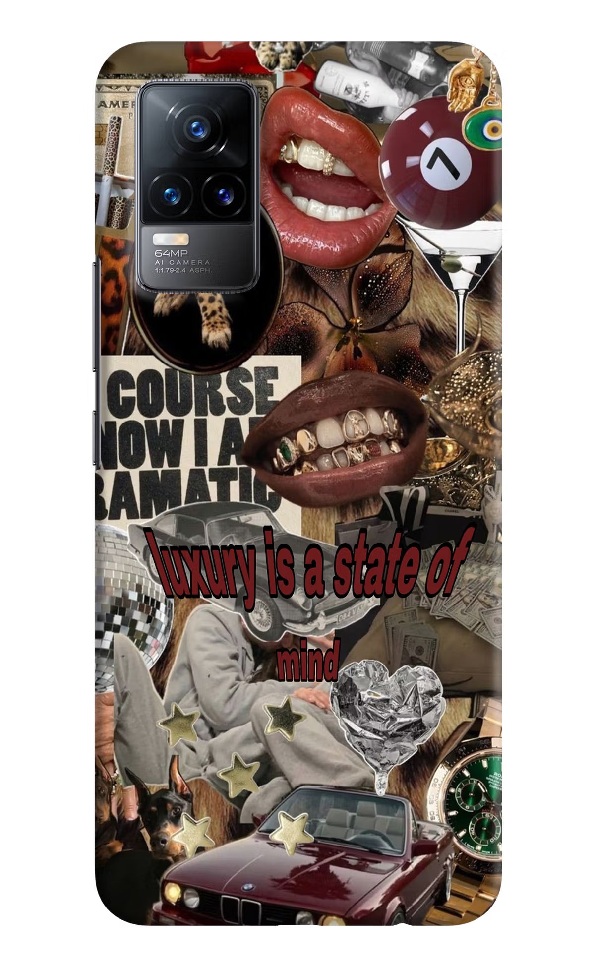 Luxury Vivo Y73/V21E 4G Hard Case Back Cover by Casekaro