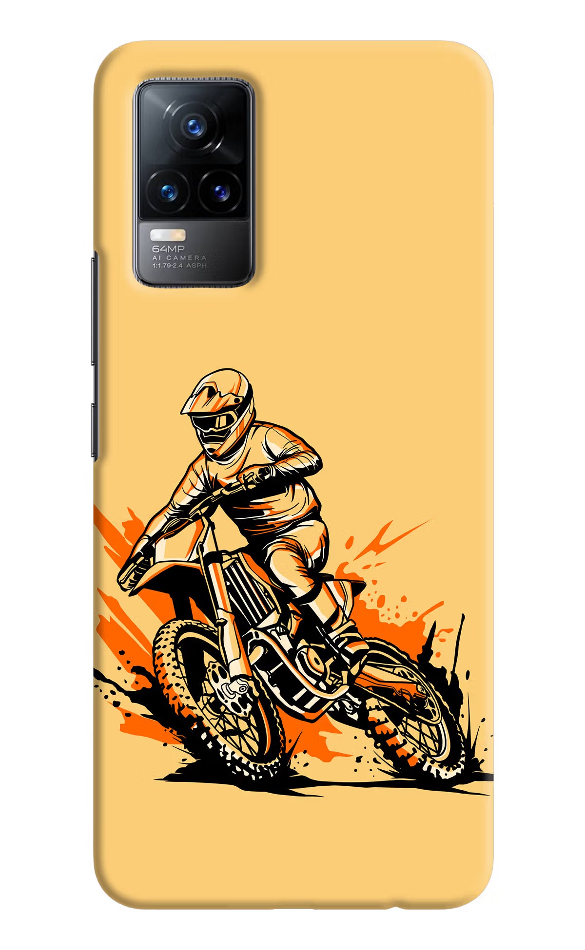 Off-Road Fury Vivo Y73/V21E 4G Hard Case Back Cover by Casekaro
