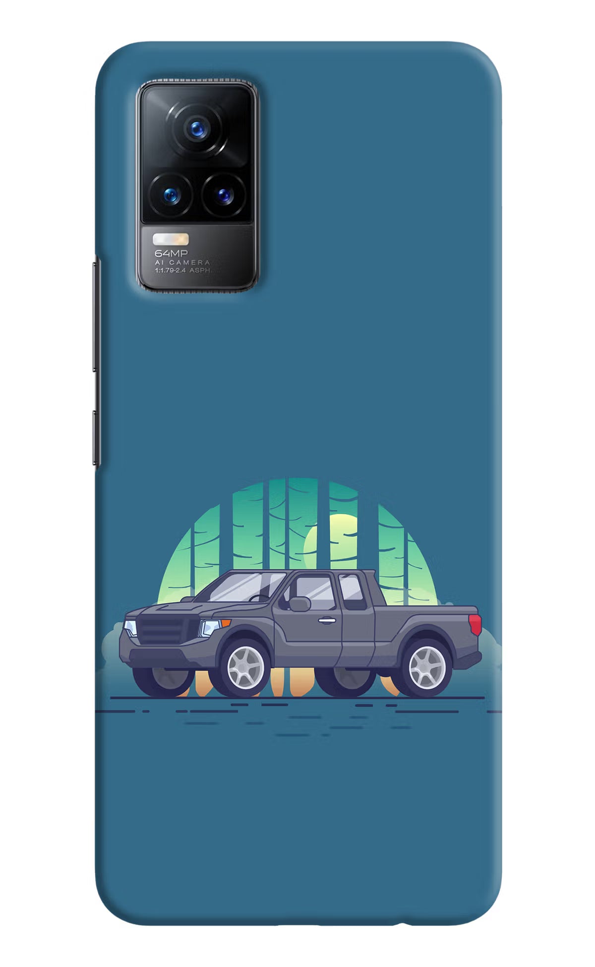 Retro Garage Vibe Vivo Y73/V21E 4G Hard Case Back Cover by Casekaro