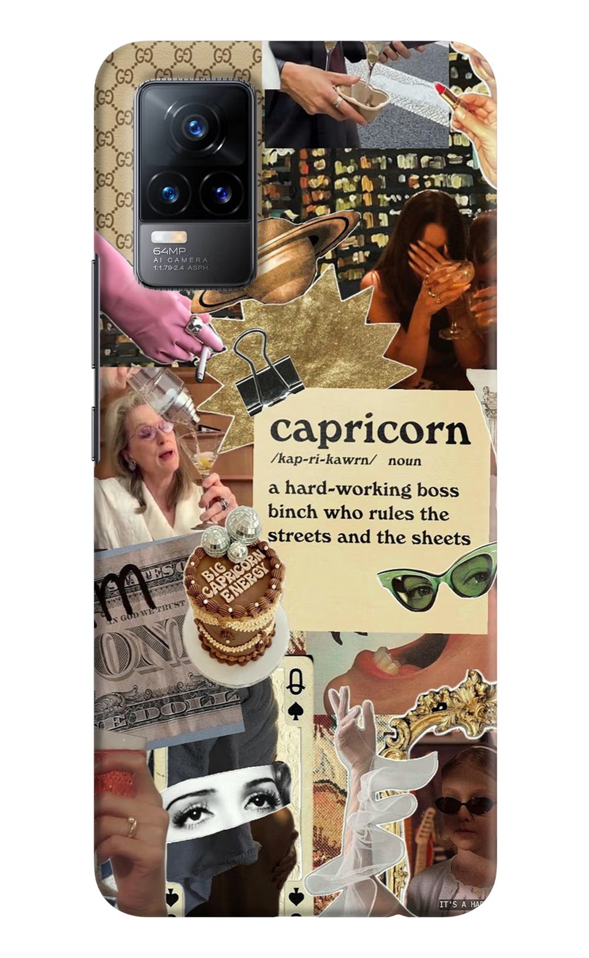 Capricorn Zodiac Vivo Y73/V21E 4G Hard Case Back Cover by Casekaro