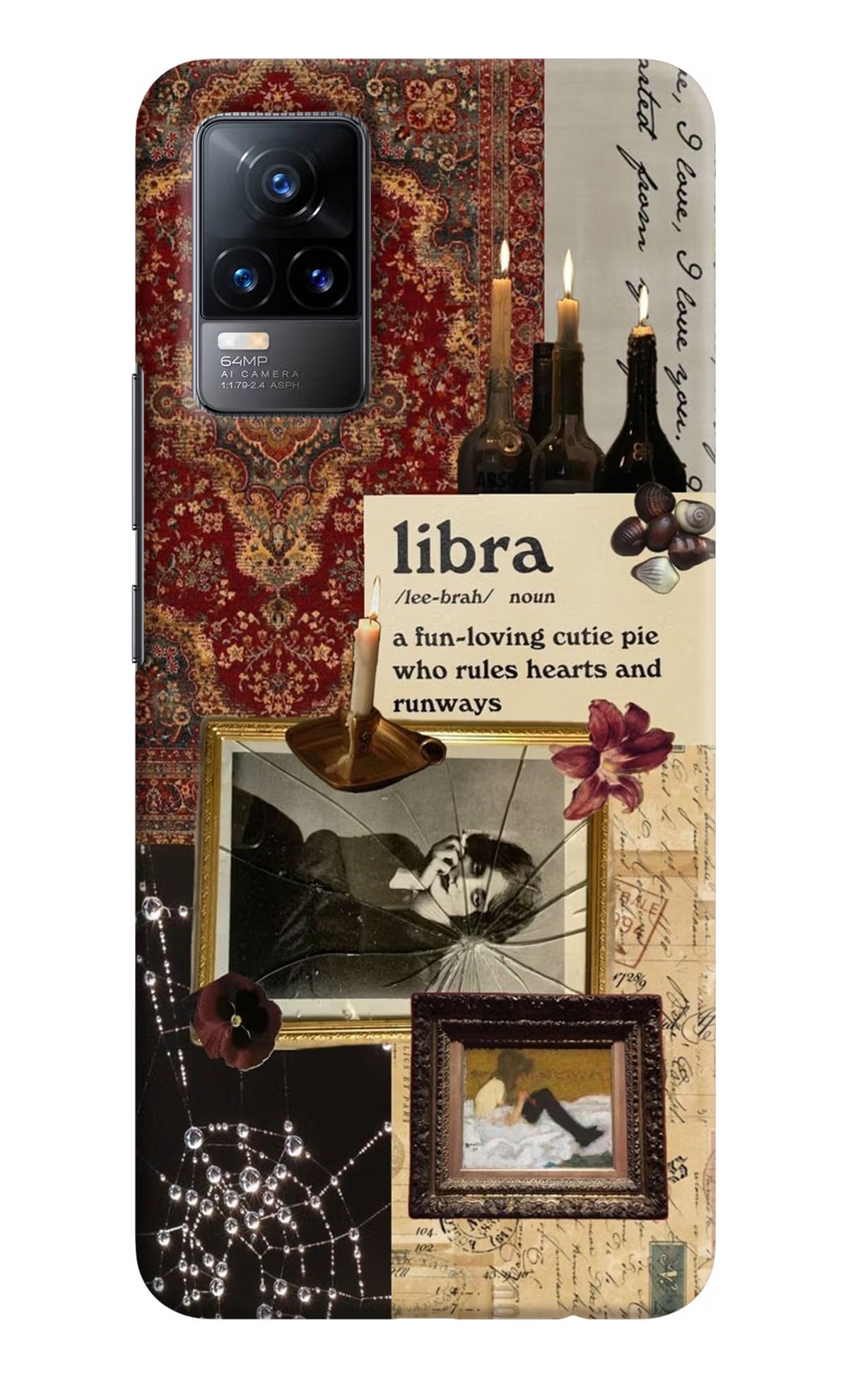 Libra Zodiac Vivo Y73/V21E 4G Hard Case Back Cover by Casekaro