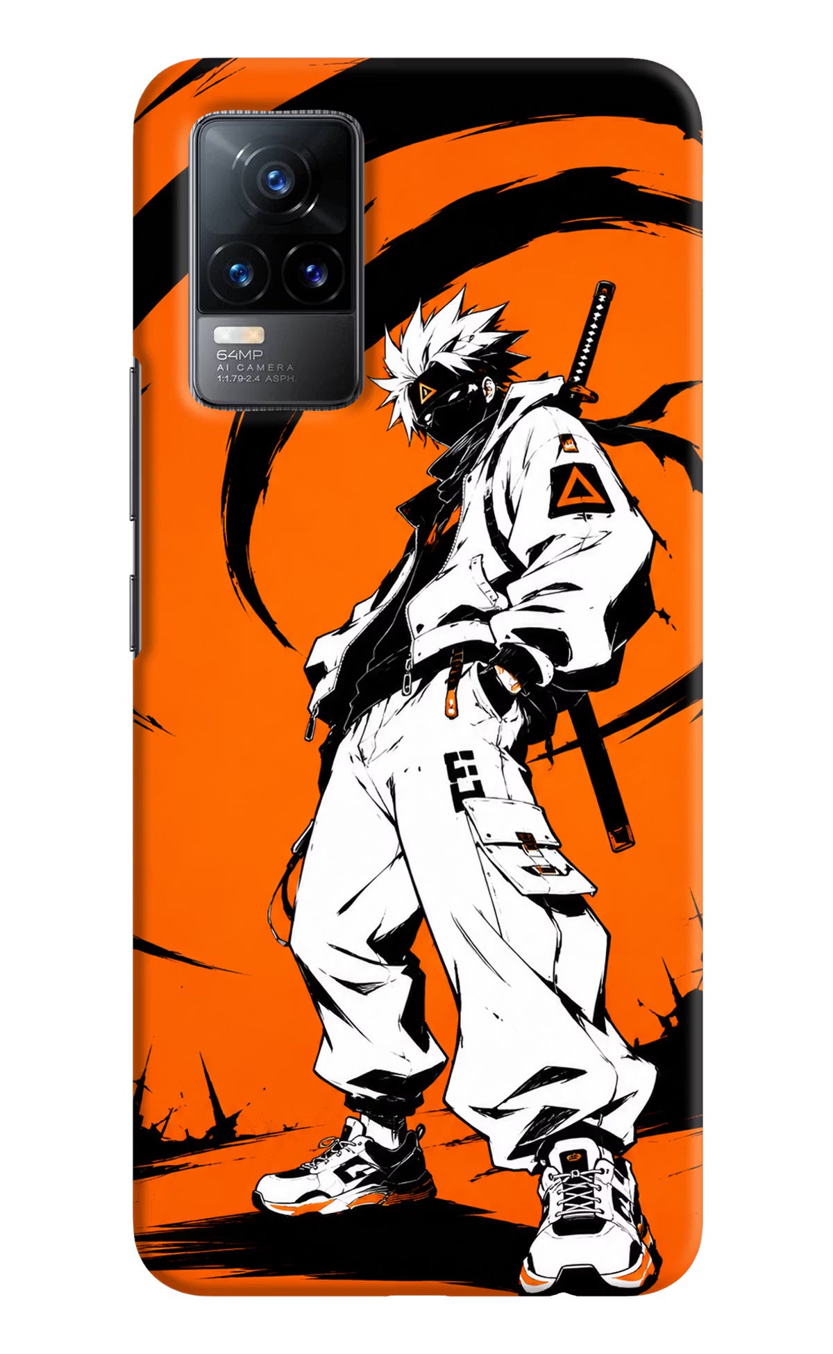 Street Samurai  Vivo Y73/V21E 4G Hard Case Back Cover by Casekaro