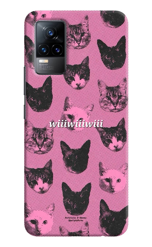 Pink Cats Vivo Y73/V21E 4G Back Cover