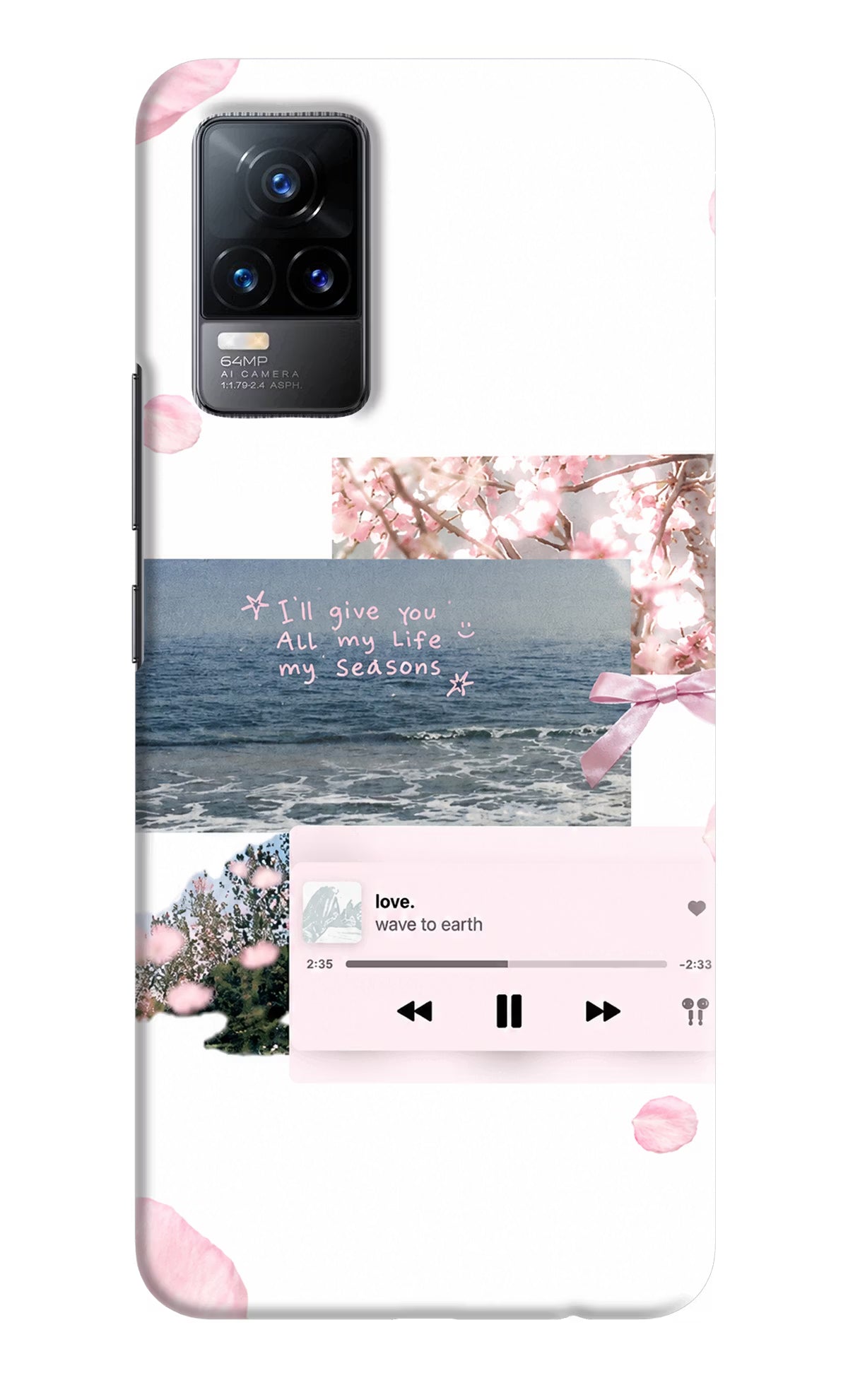 Wave to earth Vivo Y73/V21E 4G Back Cover