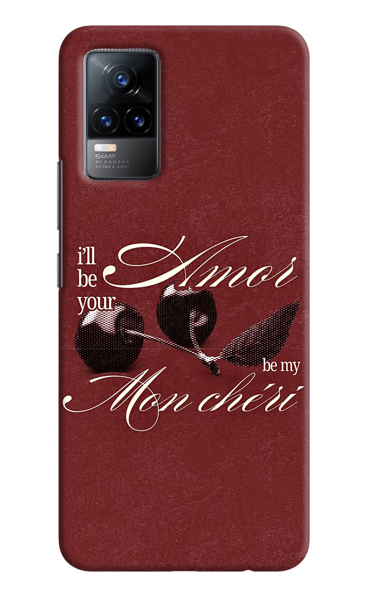 Velvet Cherry Vivo Y73/V21E 4G Back Cover