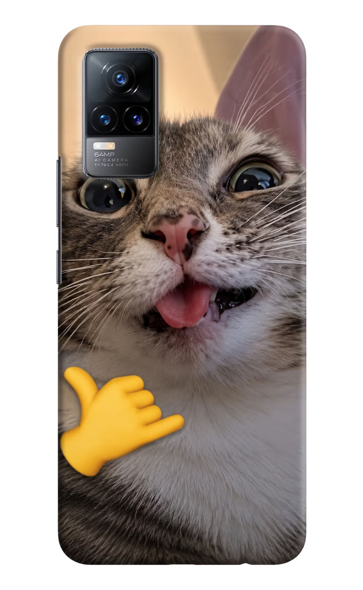 Silly Cat Call Vivo Y73/V21E 4G Back Cover