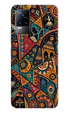 Folk Print Vivo Y73/V21E 4G Back Cover