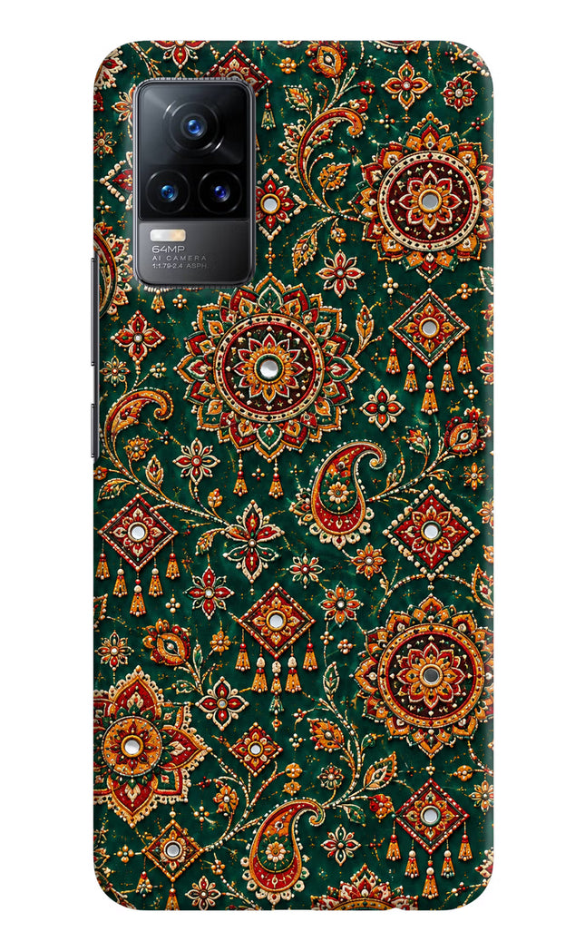 Green Pataka Vivo Y73/V21E 4G Hard Case Back Cover by Casekaro