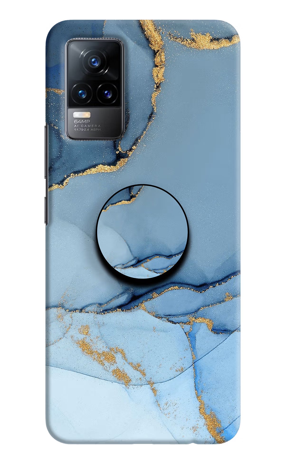 Blue Marble Vivo Y73/V21E 4G Pop Case by Casekaro