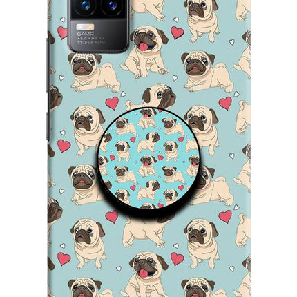 Pug Dog Vivo Y73/V21E 4G Pop Case by Casekaro