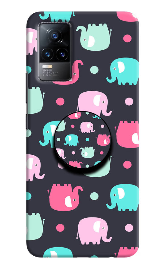 Baby Elephants Vivo Y73/V21E 4G Pop Case by Casekaro