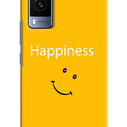 Happiness With Smiley Vivo V21E 5G Hard Case Back Cover by Casekaro