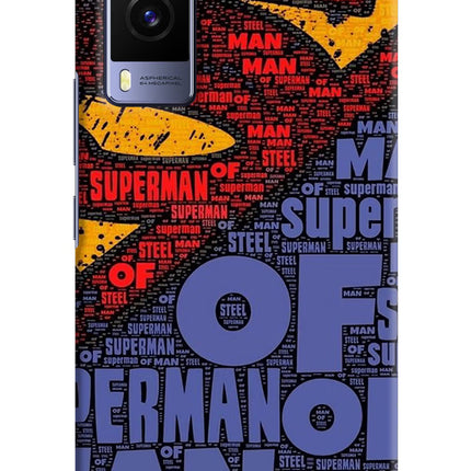 Superman Vivo V21E 5G Hard Case Back Cover by Casekaro