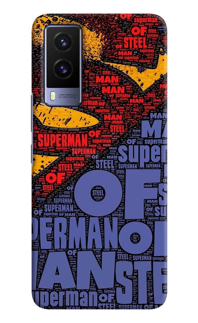 Superman Vivo V21E 5G Hard Case Back Cover by Casekaro