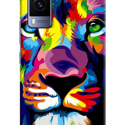 Lion Vivo V21E 5G Hard Case Back Cover by Casekaro