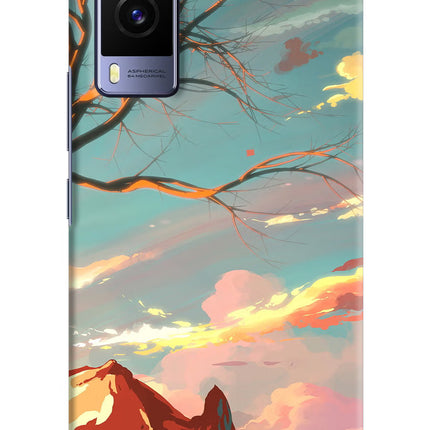 Scenery Vivo V21E 5G Hard Case Back Cover by Casekaro