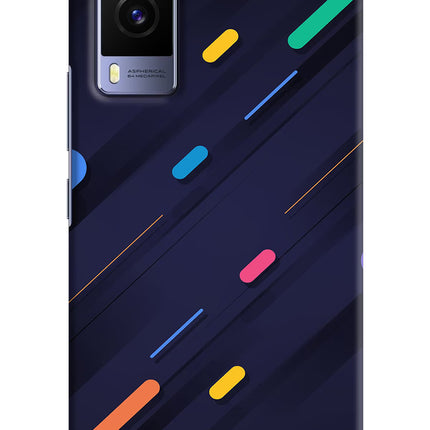 Abstract Design Vivo V21E 5G Hard Case Back Cover by Casekaro