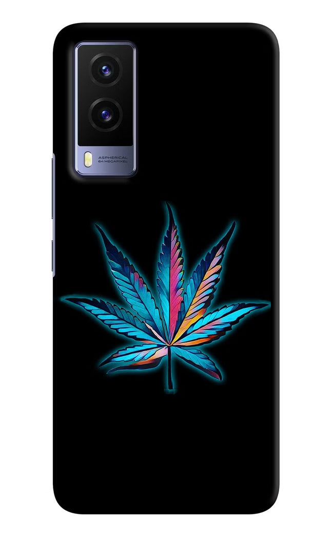 Weed Vivo V21E 5G Hard Case Back Cover by Casekaro