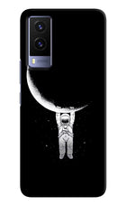Moon Space Vivo V21E 5G Hard Case Back Cover by Casekaro
