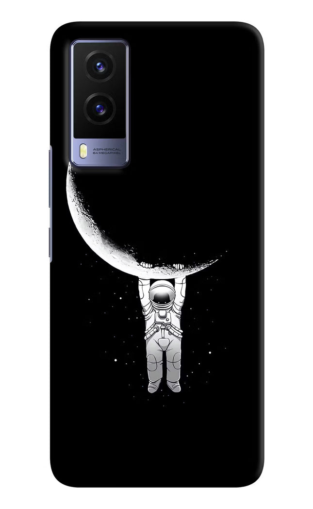 Moon Space Vivo V21E 5G Hard Case Back Cover by Casekaro