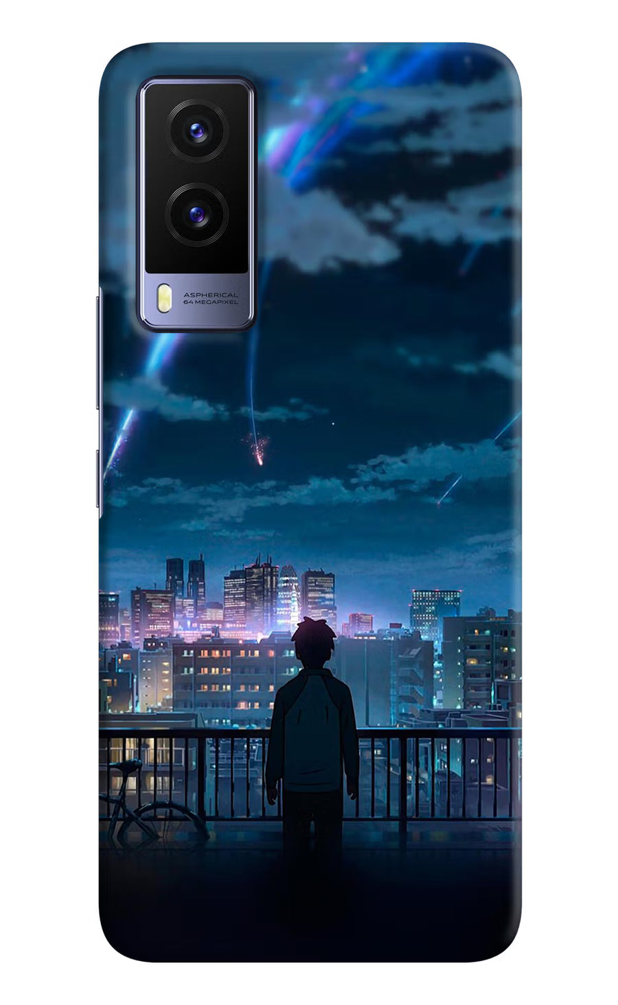 Anime Vivo V21E 5G Back Cover, Hard case