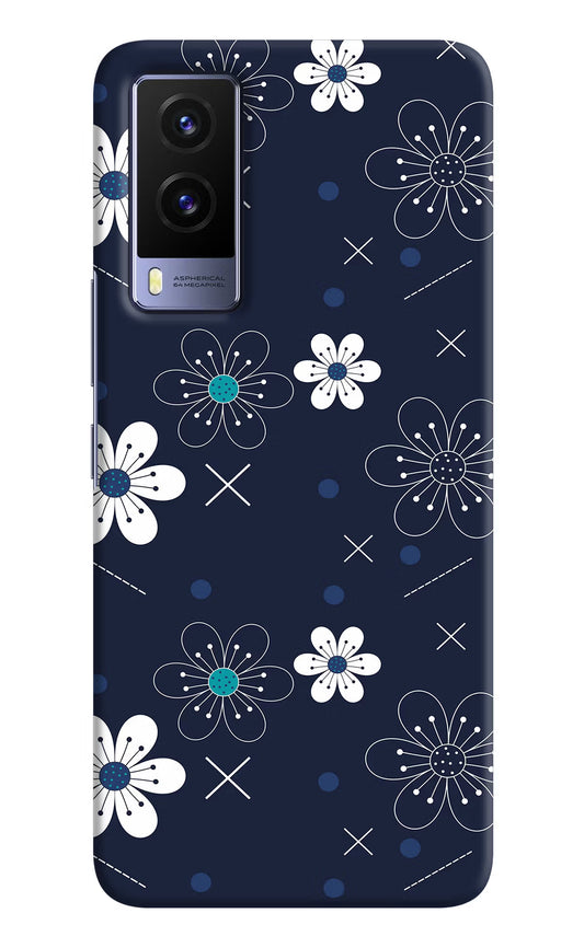 Flowers Vivo V21E 5G Hard Case Back Cover by Casekaro