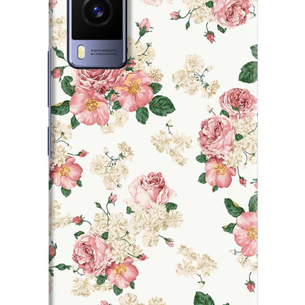 Flowers Vivo V21E 5G Hard Case Back Cover by Casekaro