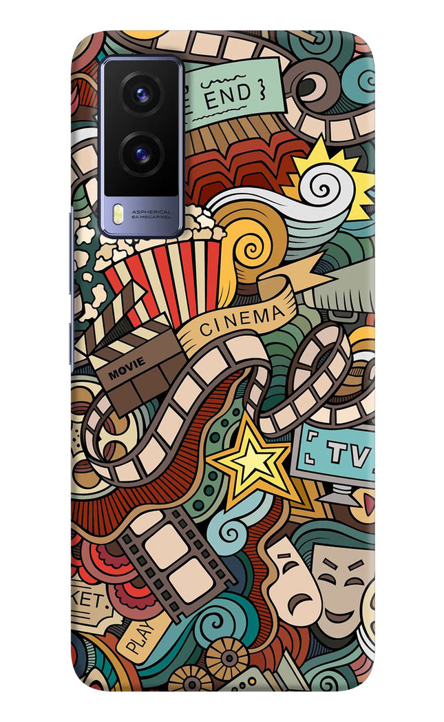 Cinema Abstract Vivo V21E 5G Hard Case Back Cover by Casekaro