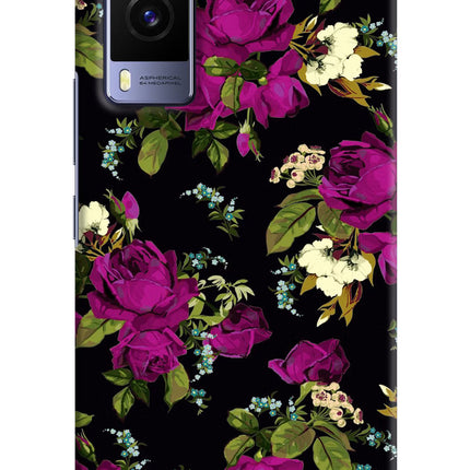 Flowers Vivo V21E 5G Hard Case Back Cover by Casekaro