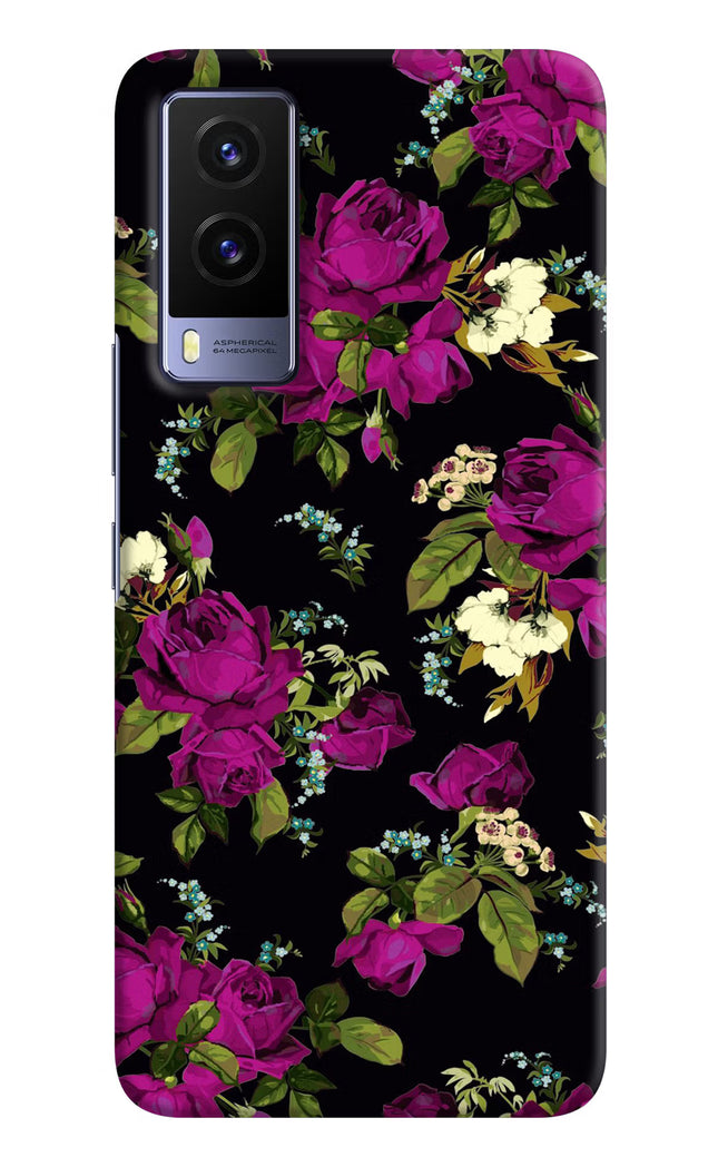 Flowers Vivo V21E 5G Hard Case Back Cover by Casekaro