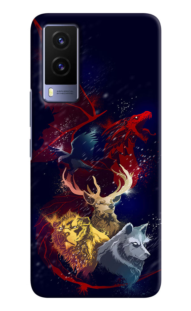 Game Of Thrones Vivo V21E 5G Hard Case Back Cover by Casekaro