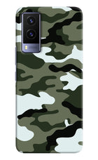 Camouflage Vivo V21E 5G Hard Case Back Cover by Casekaro