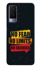 No Fear No Limits No Excuse Vivo V21E 5G Hard Case Back Cover by Casekaro
