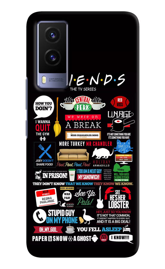 FRIENDS Vivo V21E 5G Hard Case Back Cover by Casekaro