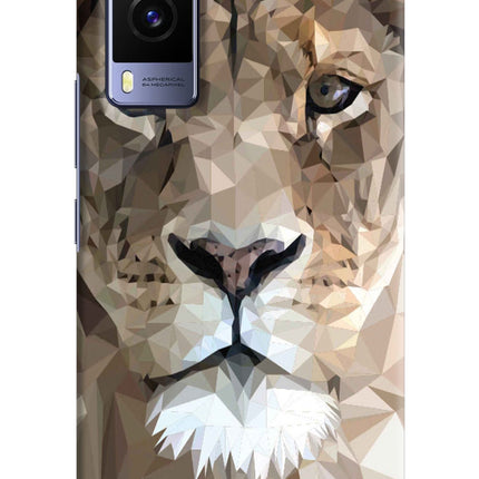 Lion Art Vivo V21E 5G Hard Case Back Cover by Casekaro