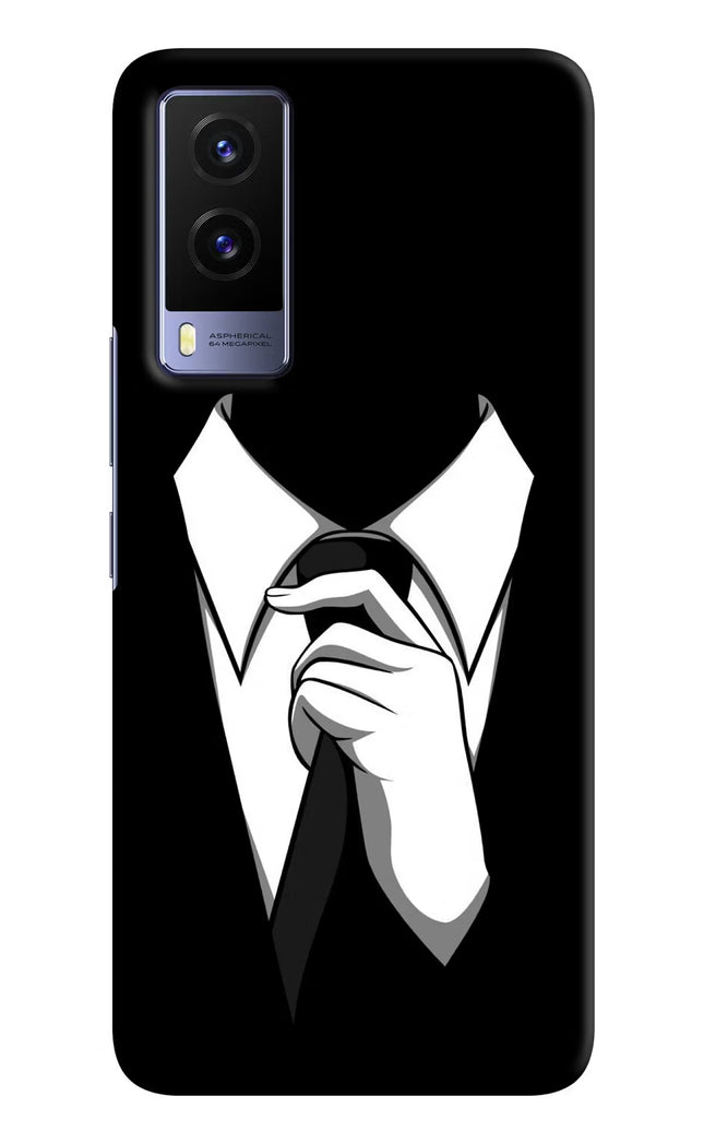 Black Tie Vivo V21E 5G Hard Case Back Cover by Casekaro