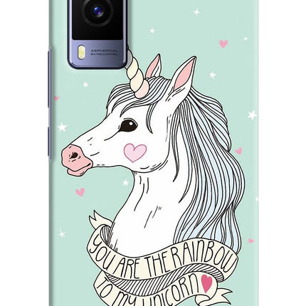 Unicorn Wallpaper Vivo V21E 5G Hard Case Back Cover by Casekaro