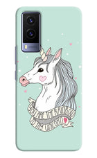 Unicorn Wallpaper Vivo V21E 5G Hard Case Back Cover by Casekaro