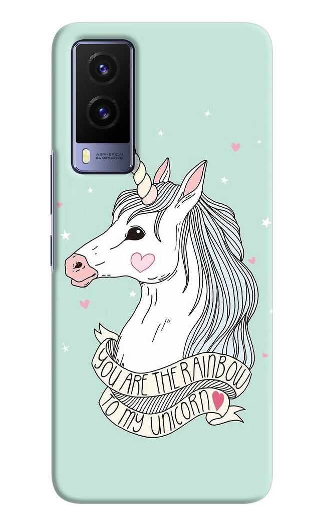 Unicorn Wallpaper Vivo V21E 5G Hard Case Back Cover by Casekaro