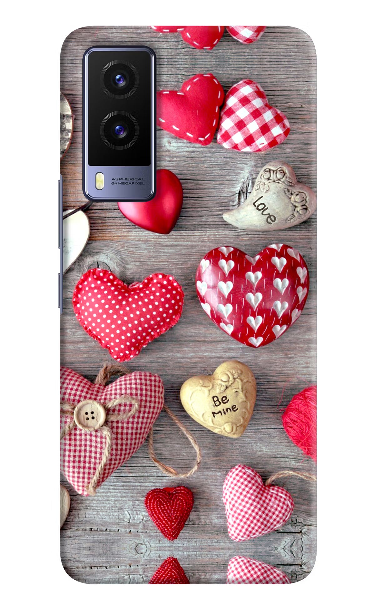 Love Wallpaper Vivo V21E 5G Hard Case Back Cover by Casekaro